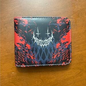 Red and Black Graphic Key & Card Holder